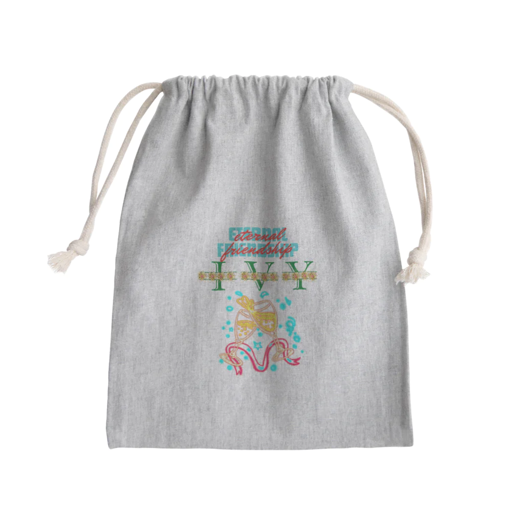 ivybloonの仲間と乾杯 Mini Drawstring Bag