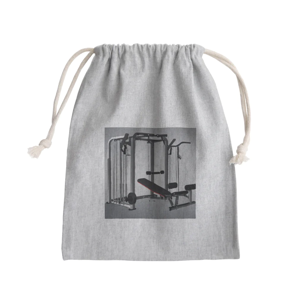 muscle_0419の自宅トレーニング室 Mini Drawstring Bag