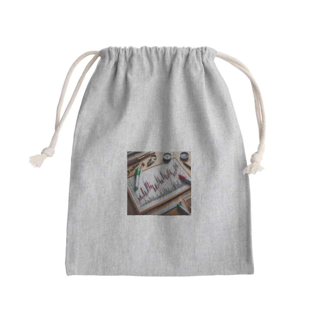 rukia59のローソク足 Mini Drawstring Bag