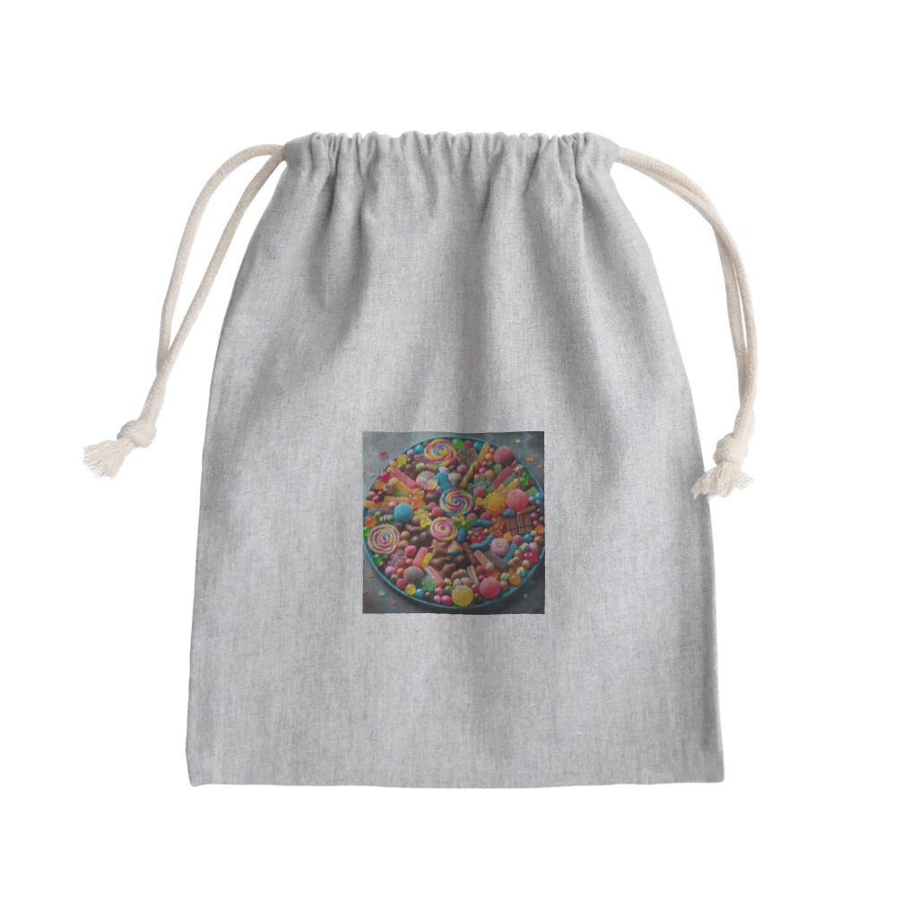 Manatomの幸せな味覚 Mini Drawstring Bag