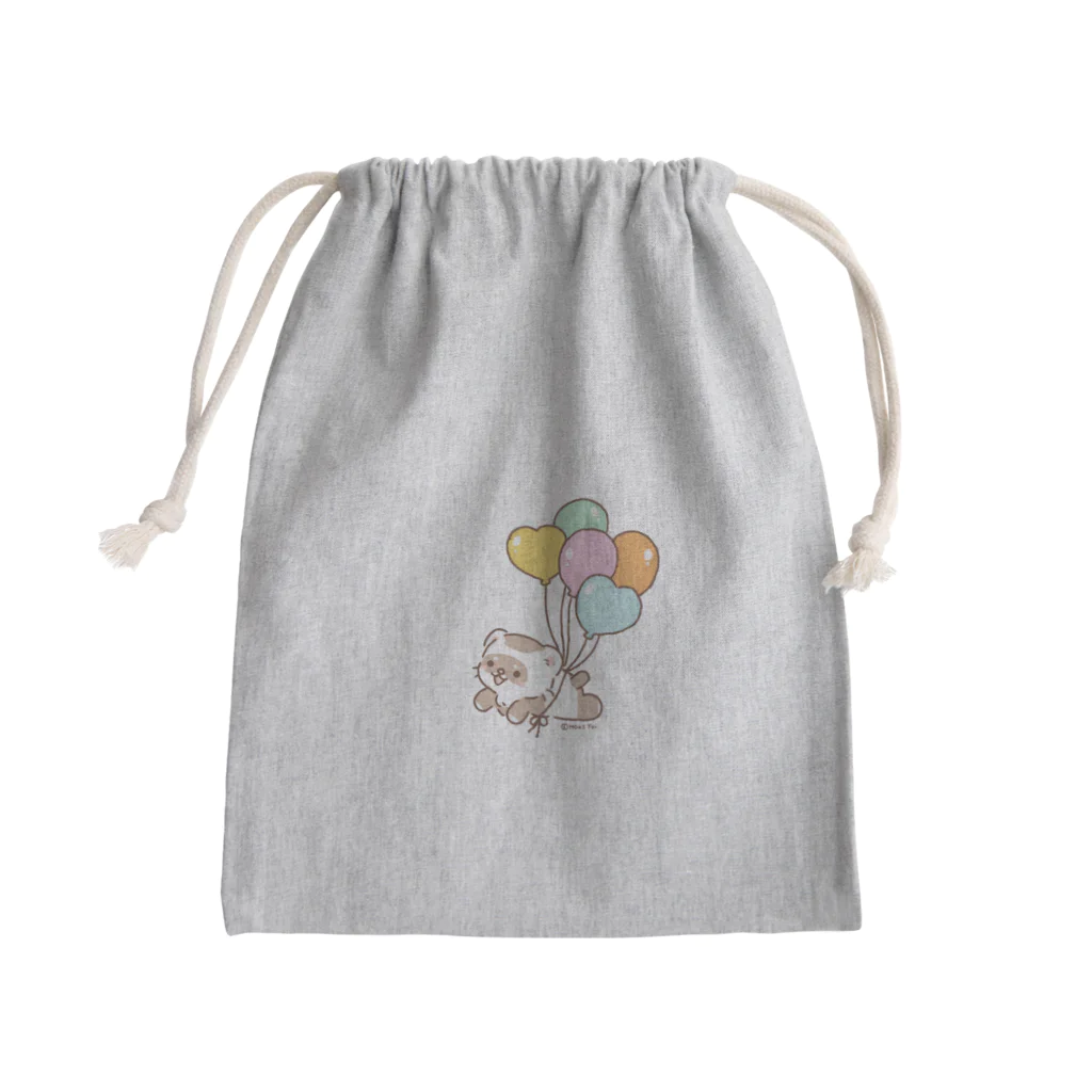 ふぇれねっと＠SUZURIの空飛ぶふぇれっと Mini Drawstring Bag