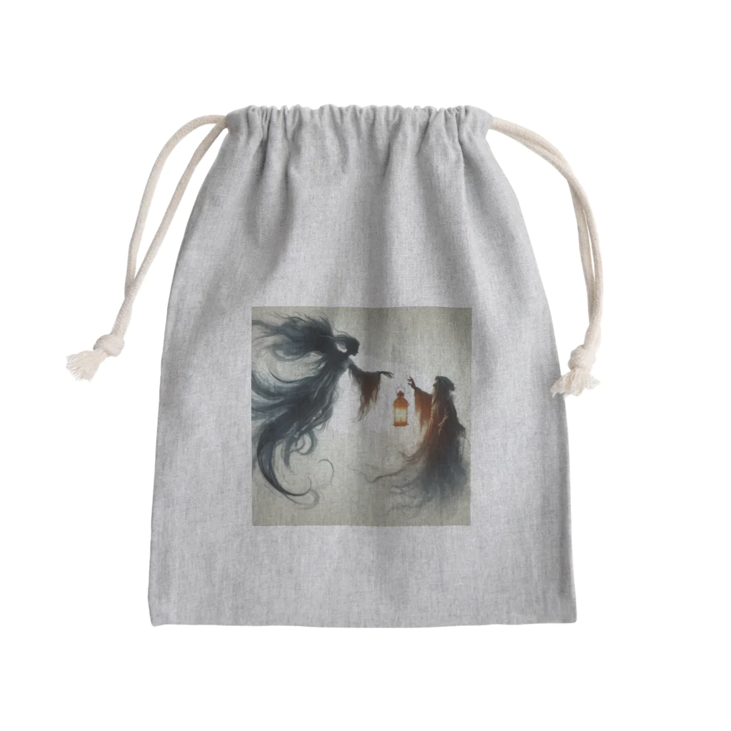 Onkakaka shopの神の対話 Mini Drawstring Bag