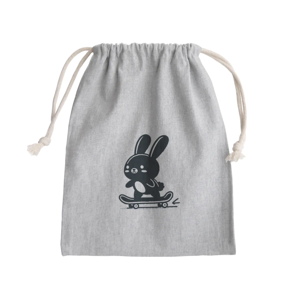 ほんわかのピョンスケーター Mini Drawstring Bag