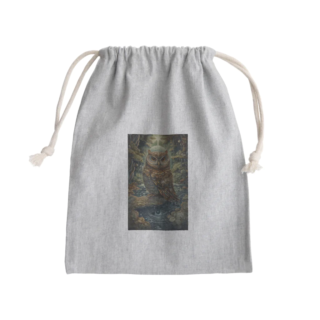 癒し屋（iyashiya）のMeditation earth Mini Drawstring Bag