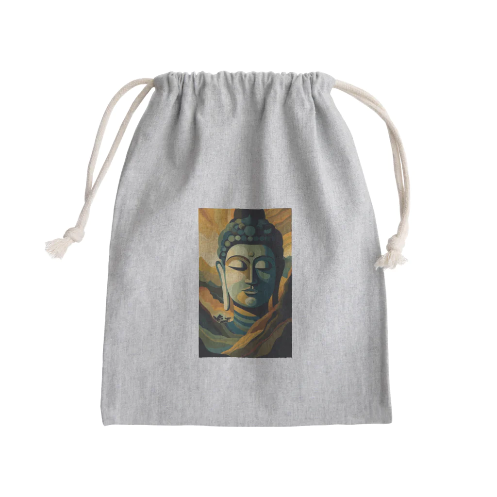 癒し屋（iyashiya）のMeditation buddha Mini Drawstring Bag