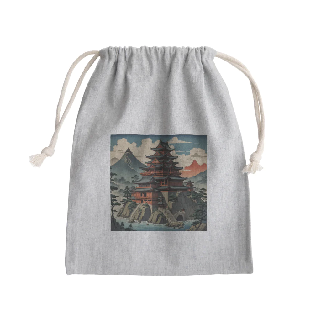 Kaz_Alter777の日本最初の魔王城 Mini Drawstring Bag