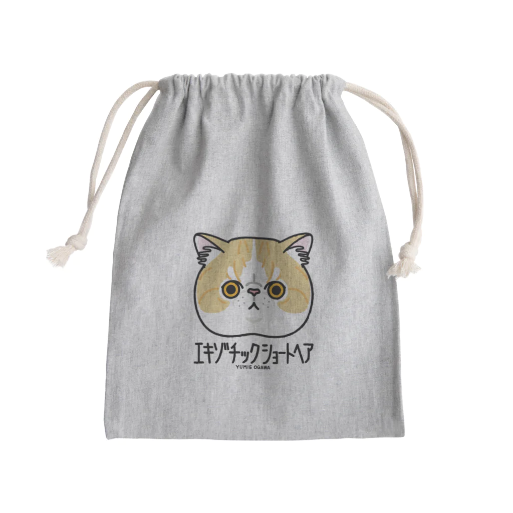 オガワユミエの33エキゾチックショートヘア（キャラ） Mini Drawstring Bag