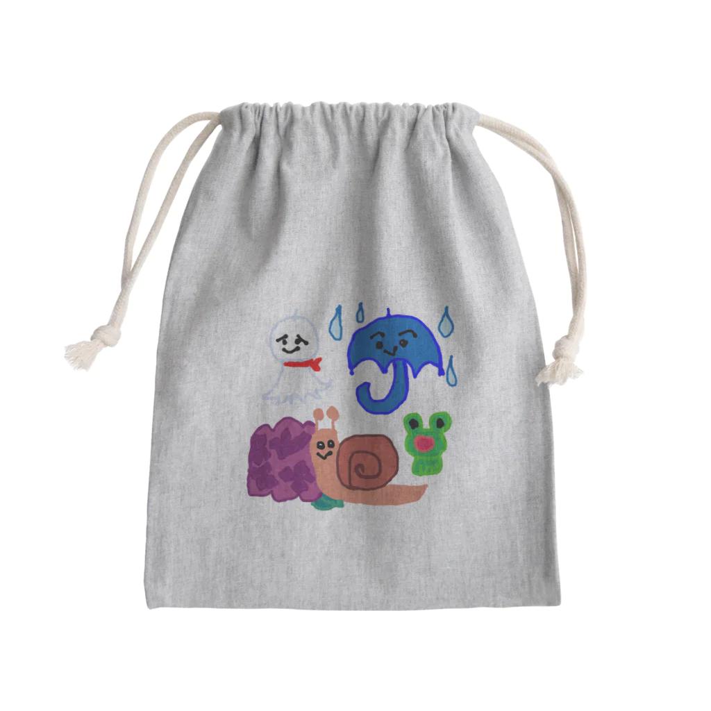 noiSutoaの雨の日 Mini Drawstring Bag