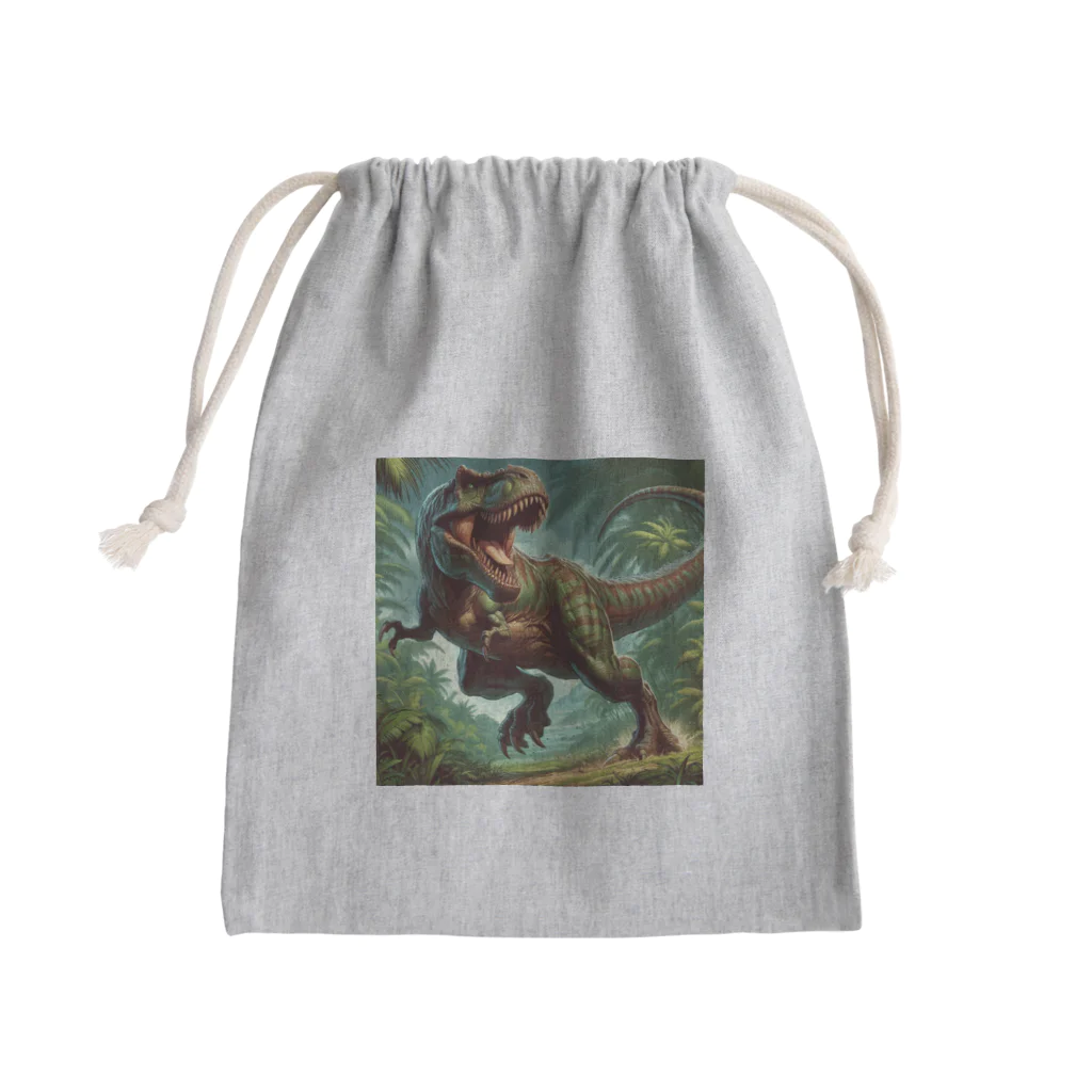 dinosaur_brothersのりあるティラノ④ Mini Drawstring Bag