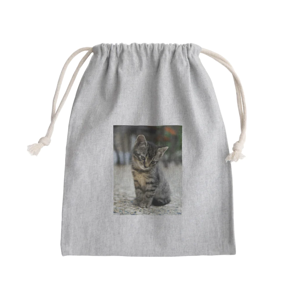 motoの猫ねこしい Mini Drawstring Bag