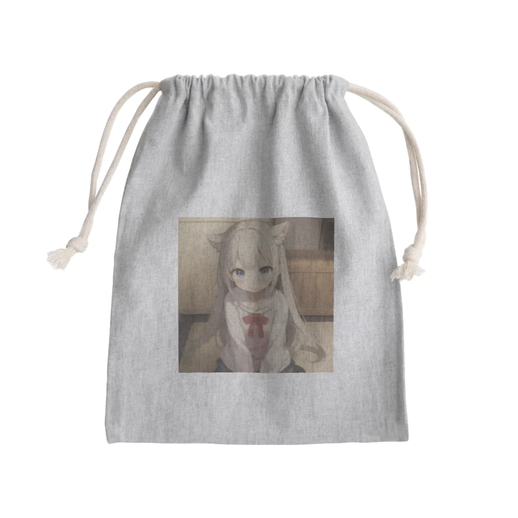 nosutarujiaの獣耳少女a Mini Drawstring Bag