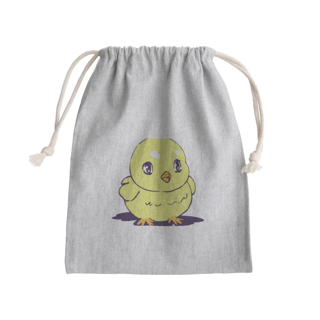 G-EICHISの可愛いひよこの挨拶 Mini Drawstring Bag