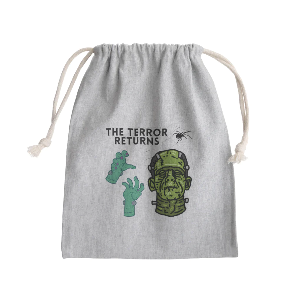 CHIBE86のThe terror returns（恐怖の復活） Mini Drawstring Bag