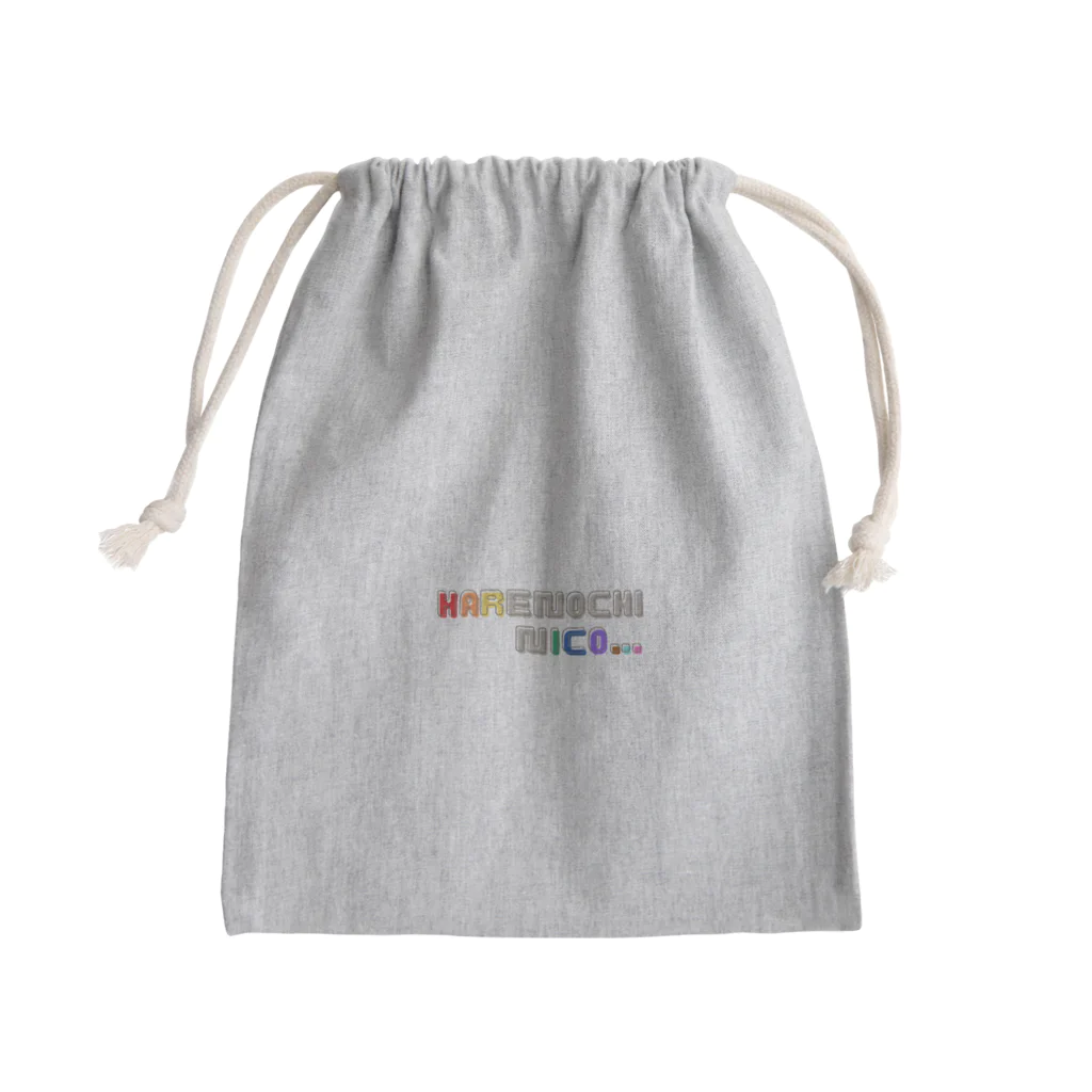 暁projectのHARENOCHINICO... Mini Drawstring Bag