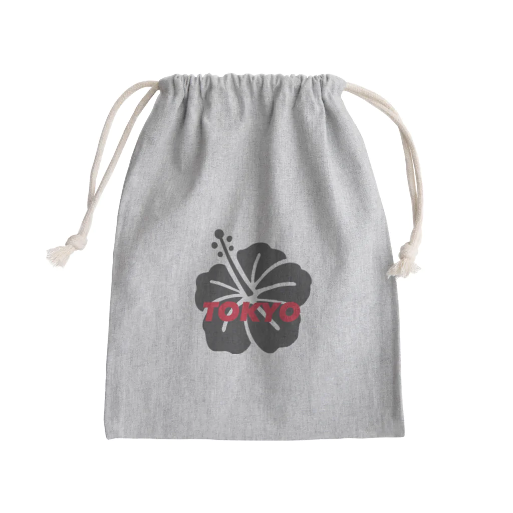 AFFFAのTOKYOハイビスカス Mini Drawstring Bag