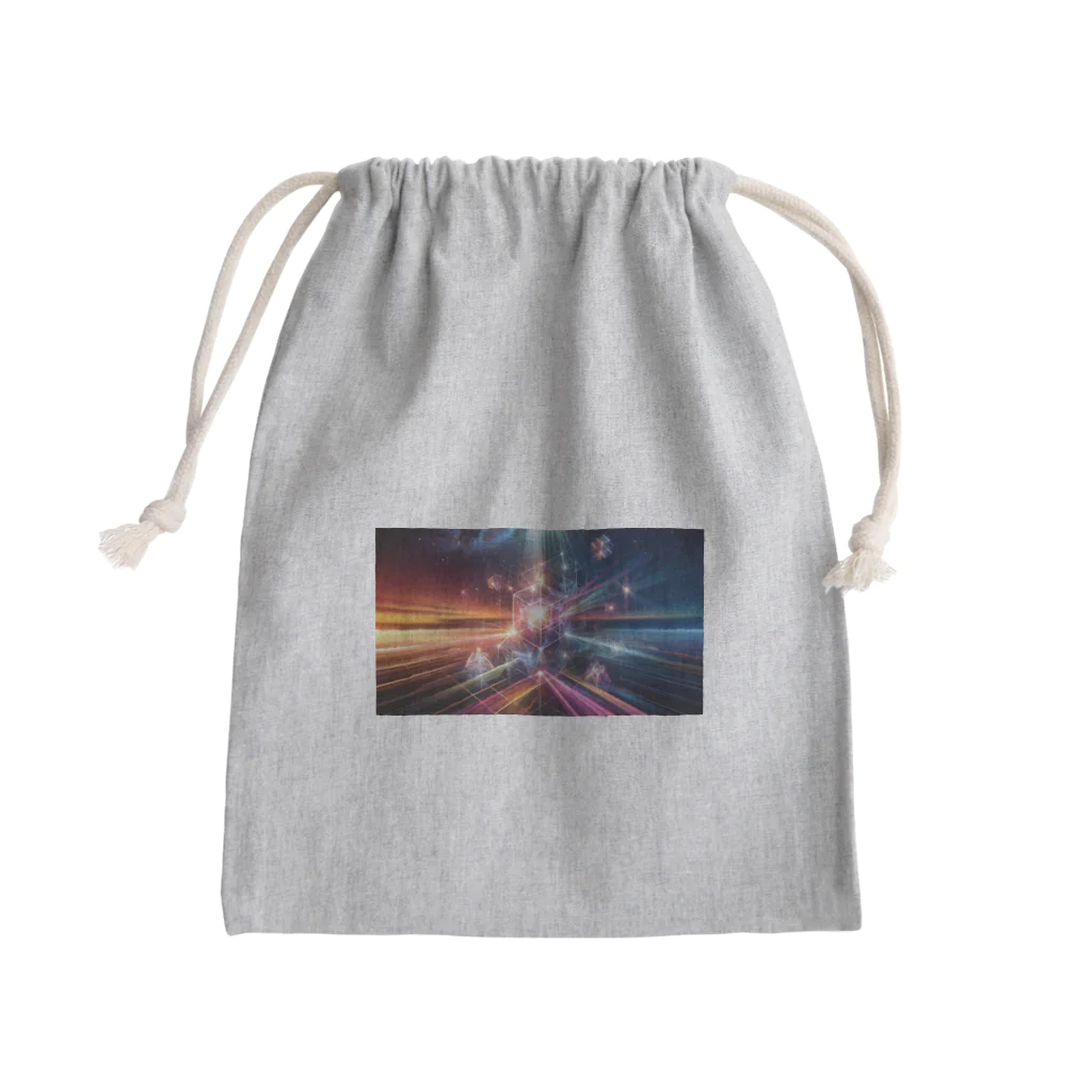 4D Planetの光源×4D Mini Drawstring Bag