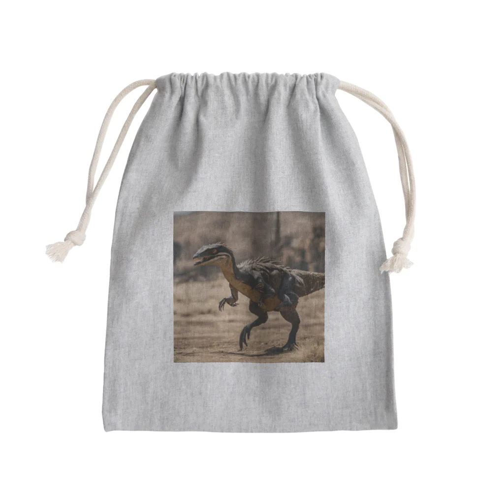 OTIRUBUTUBUTUのデイノニクス Mini Drawstring Bag