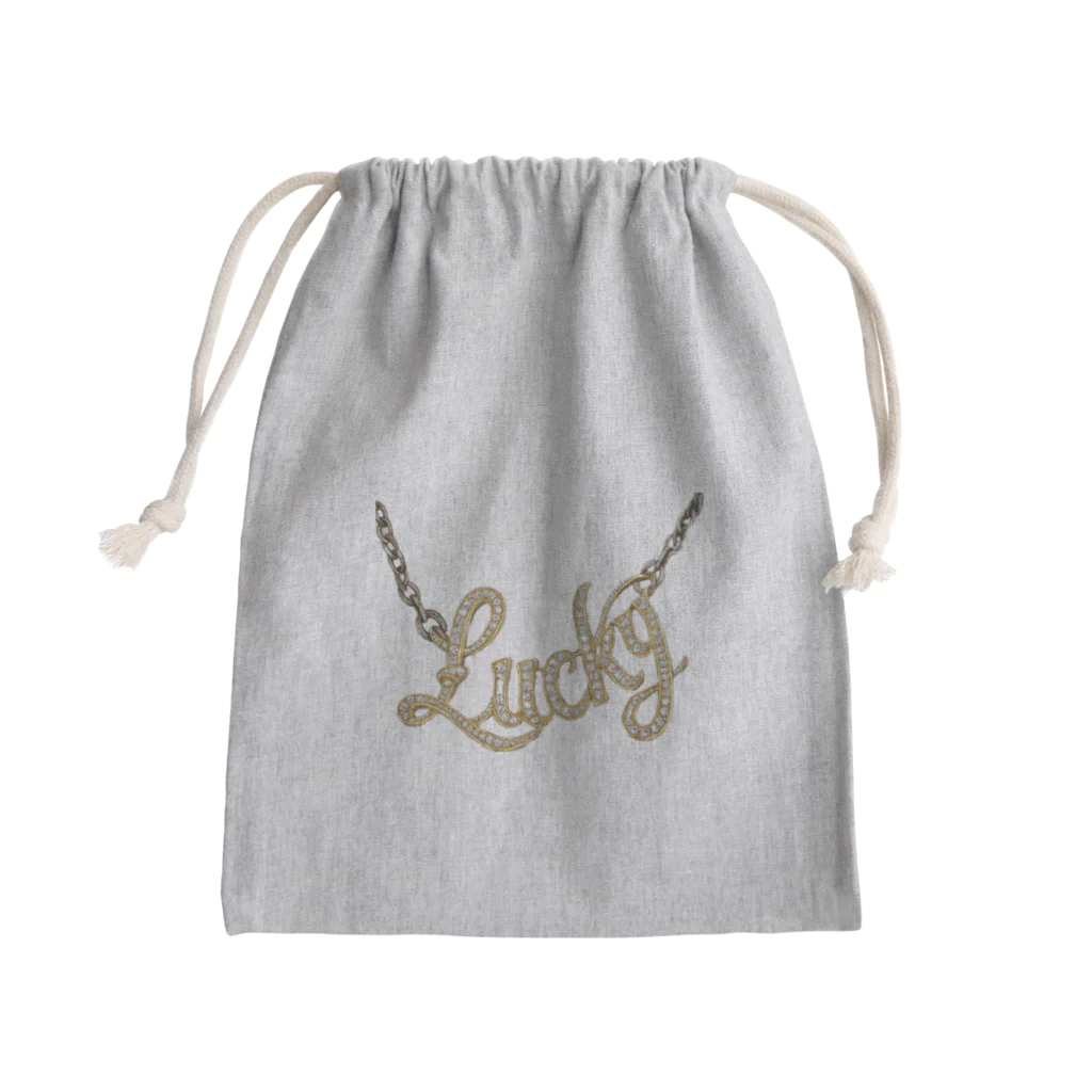 Mi-3のラッキーラッキー Mini Drawstring Bag