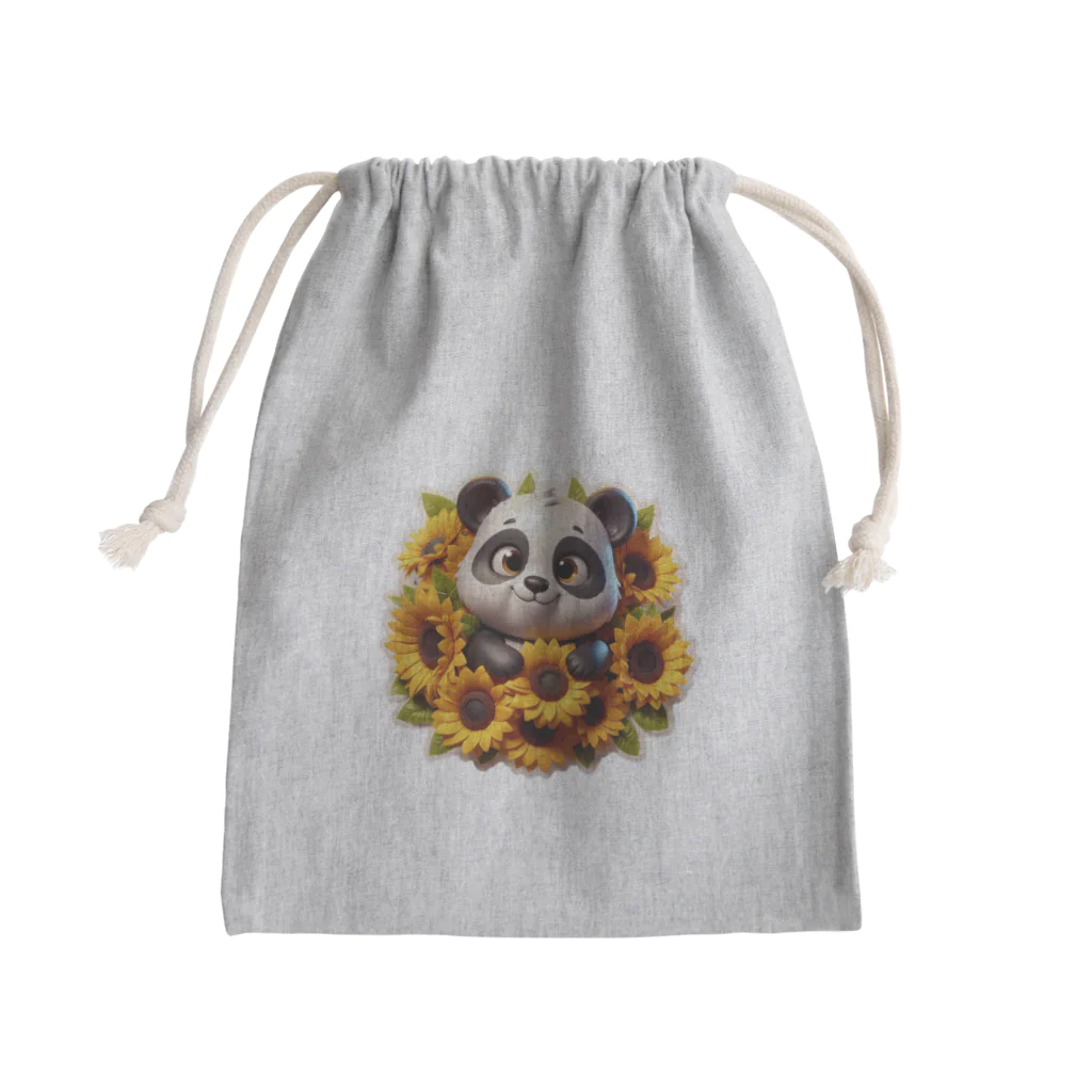 nextlevel のパンダ Mini Drawstring Bag