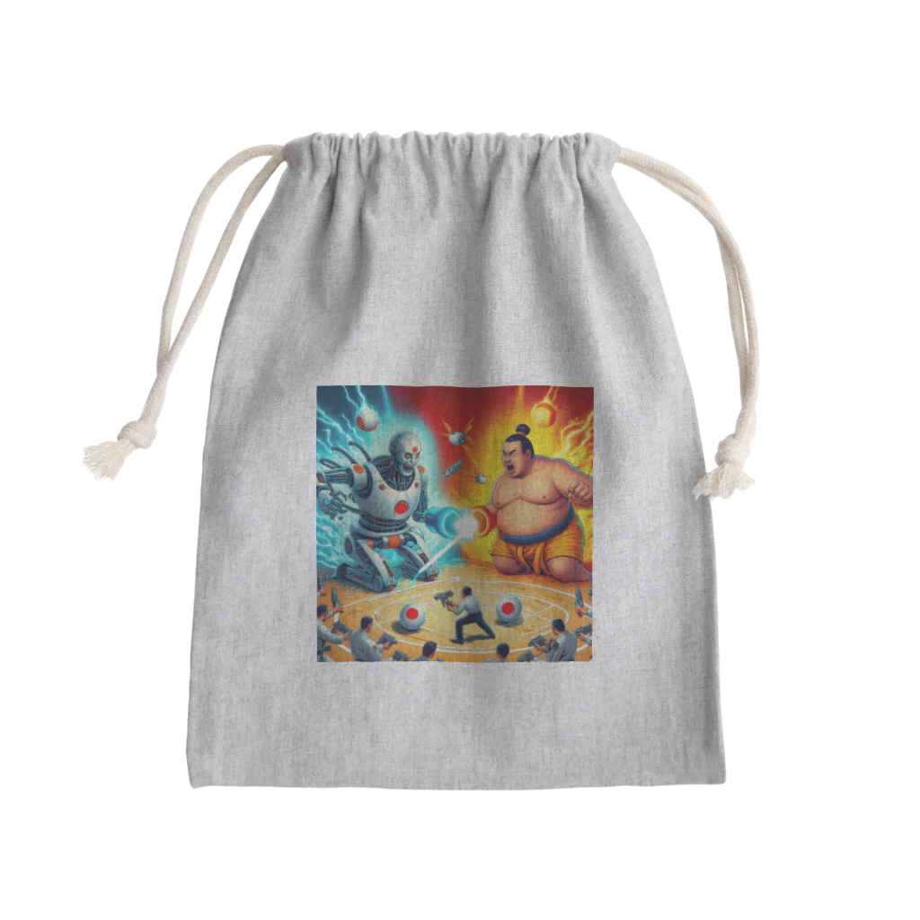 OTIRUBUTUBUTUのAI対お相撲さん Mini Drawstring Bag