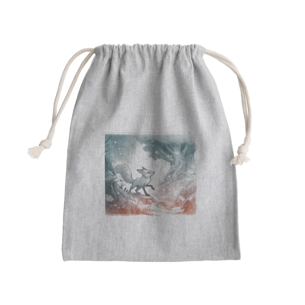 R Uの狐の冒険：魔法の森 Mini Drawstring Bag