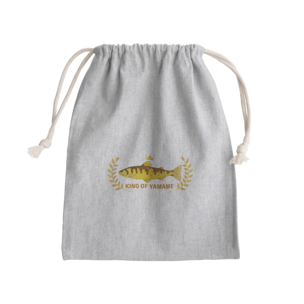 chicodeza by suzuriのヤマメキング Mini Drawstring Bag