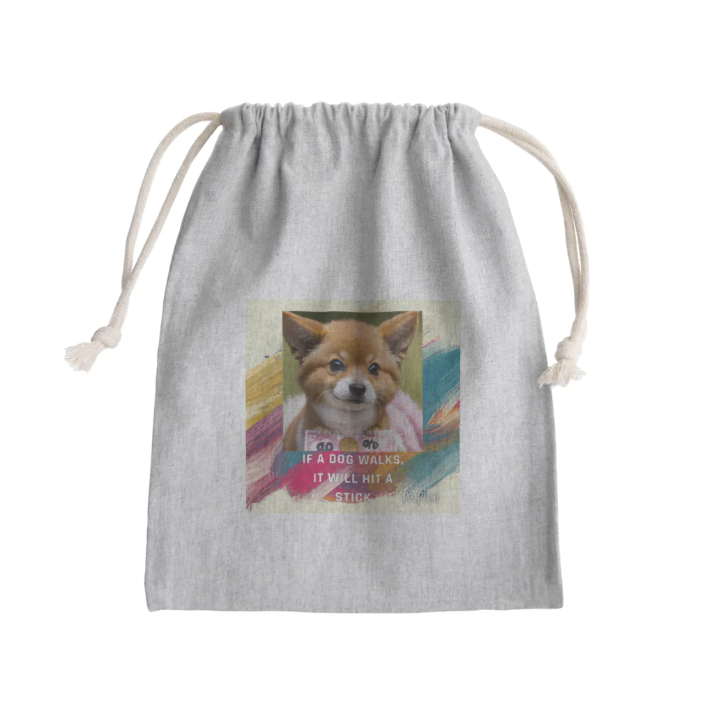 パピコの動画のパピコ達 Mini Drawstring Bag