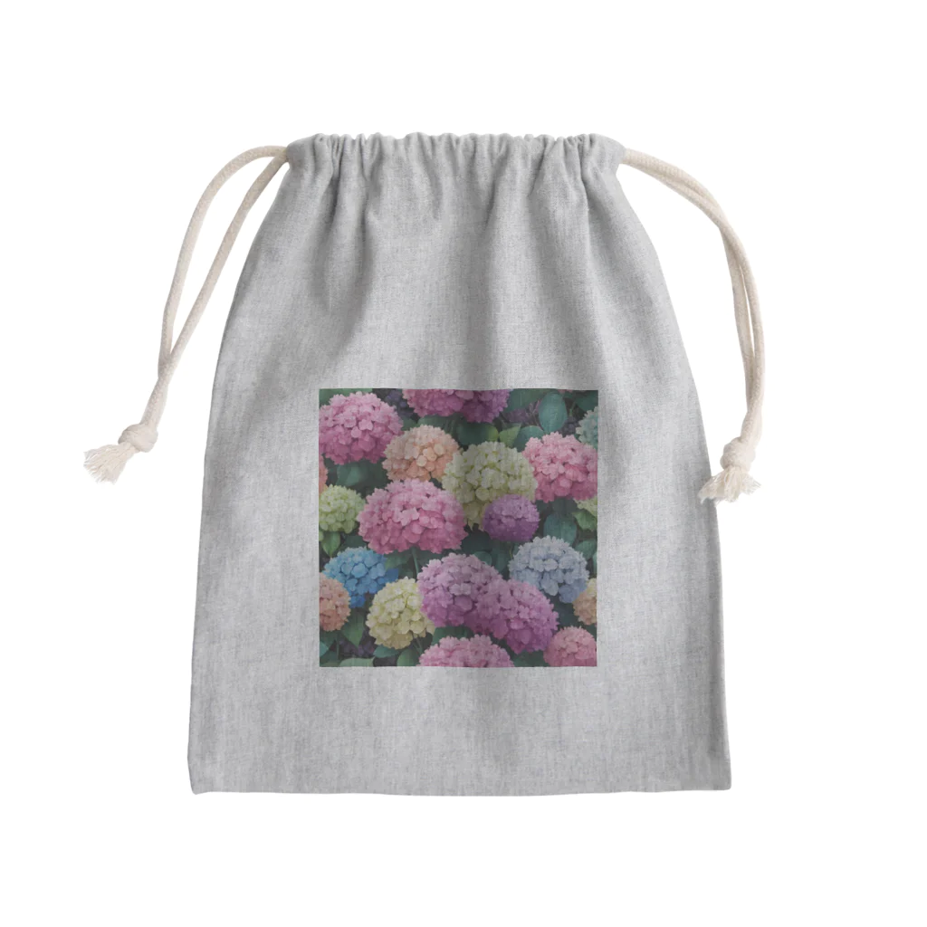 hanayaのあじさい Mini Drawstring Bag