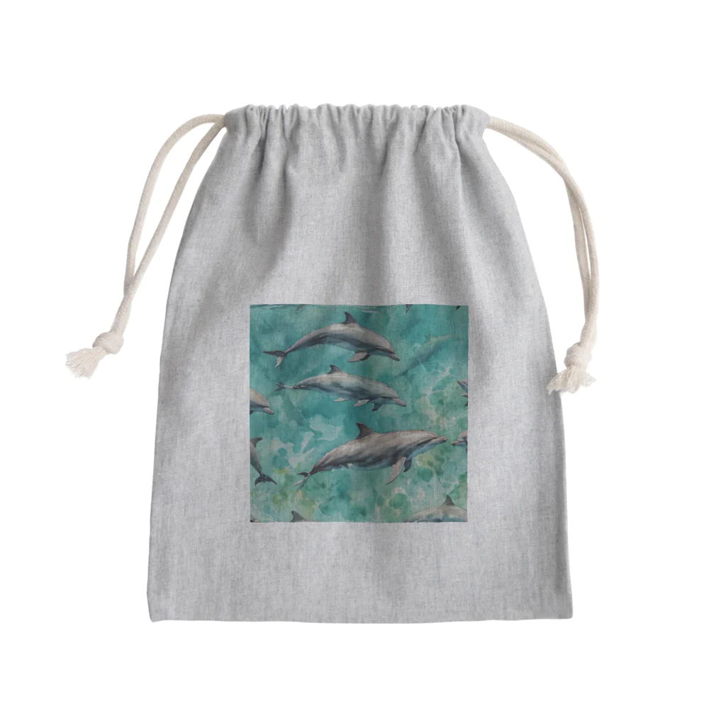 ma_kagawaのハワイのイルカ Mini Drawstring Bag