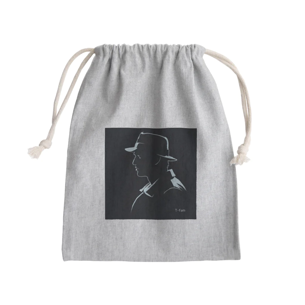 yuyupopo44のSilhouetteStrength Mini Drawstring Bag