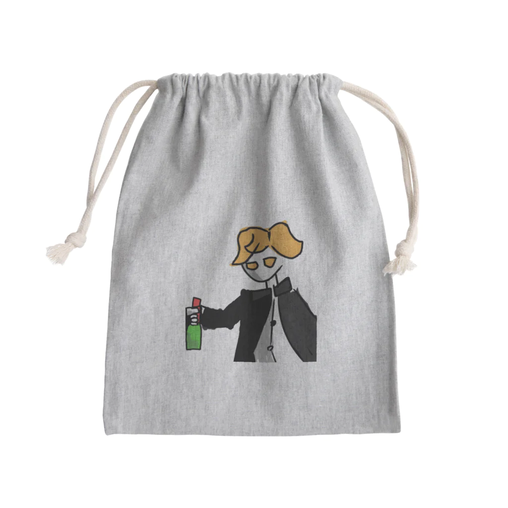 KABUKUWAchのDESIGN Mini Drawstring Bag