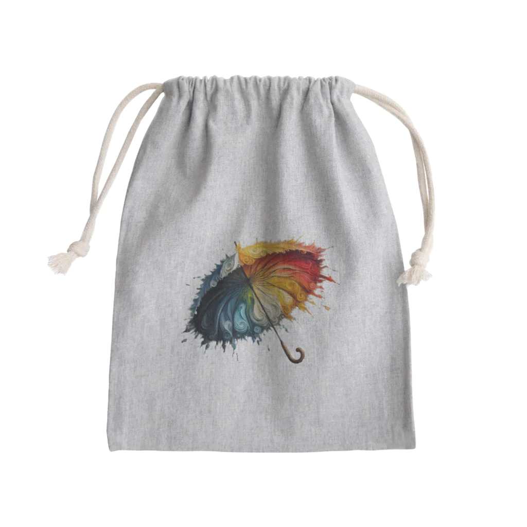 BONZEWORKSのレインボーアンブレラ Mini Drawstring Bag