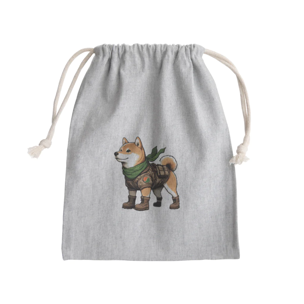 藤櫻峯久のしばいぬハンタースタイル２ Mini Drawstring Bag