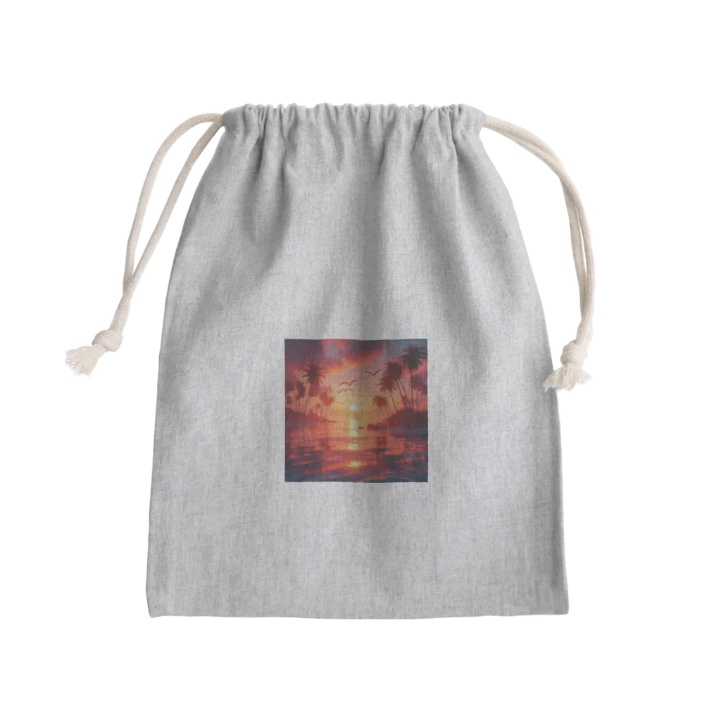 mh03の綺麗な夕焼け Mini Drawstring Bag