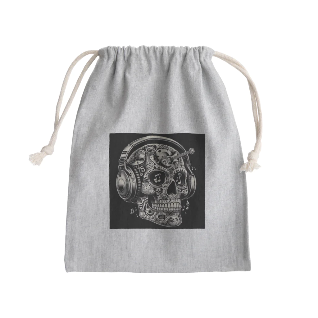 wワンダーワールドwのSKULL013 Mini Drawstring Bag