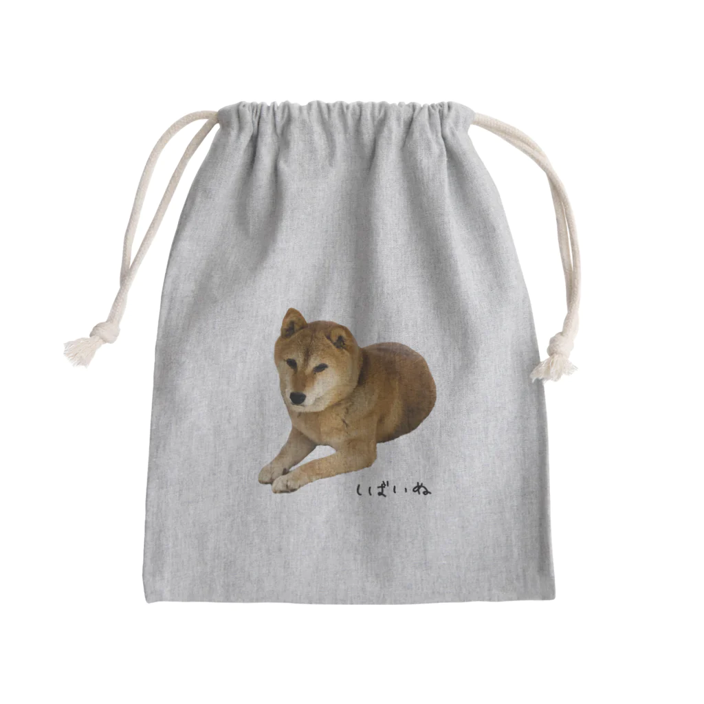 柴犬しばわんこhana873の伏せ？してる柴犬さん Mini Drawstring Bag