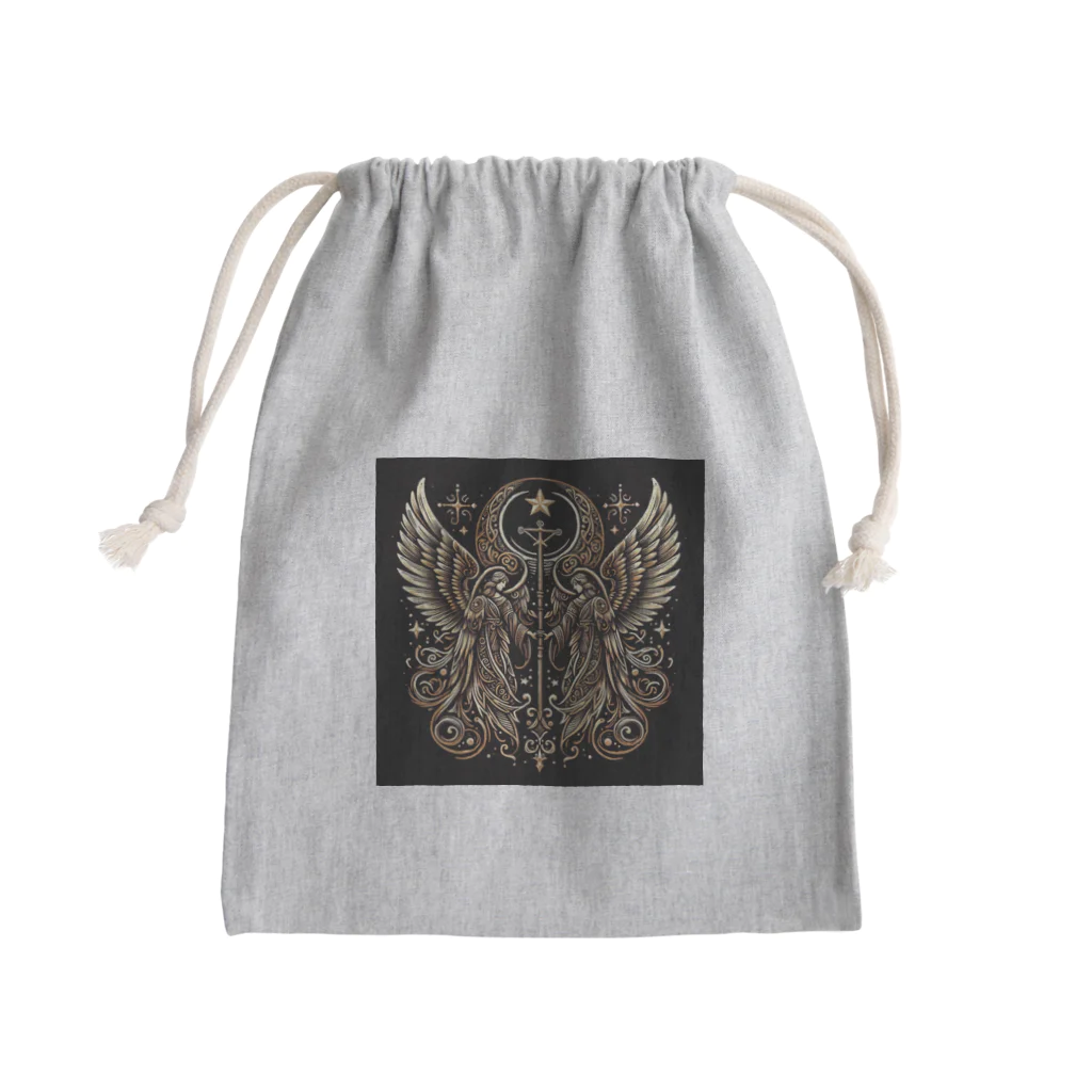 wワンダーワールドwのAngel009 Mini Drawstring Bag