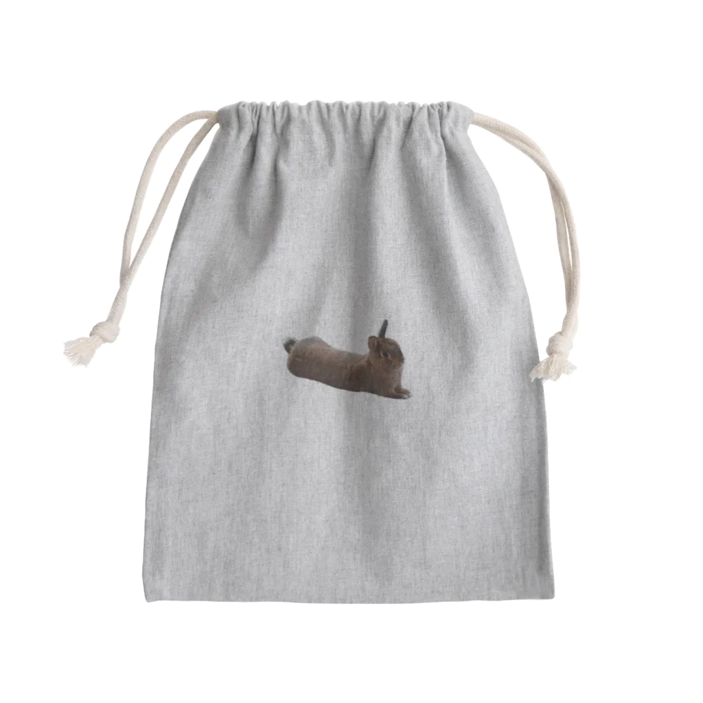 yokiのうさぎ Mini Drawstring Bag