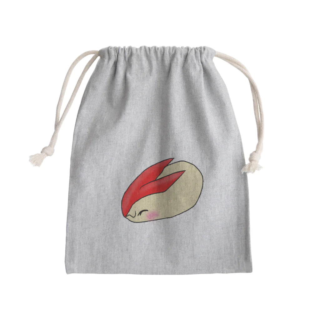 Lily bird（リリーバード）の優しいうさぎリンゴちゃん Mini Drawstring Bag