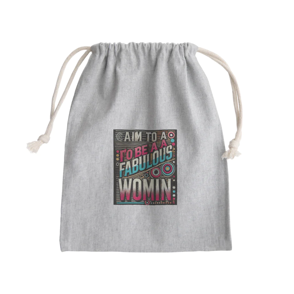 ryo-cyanのいい女グッツ Mini Drawstring Bag