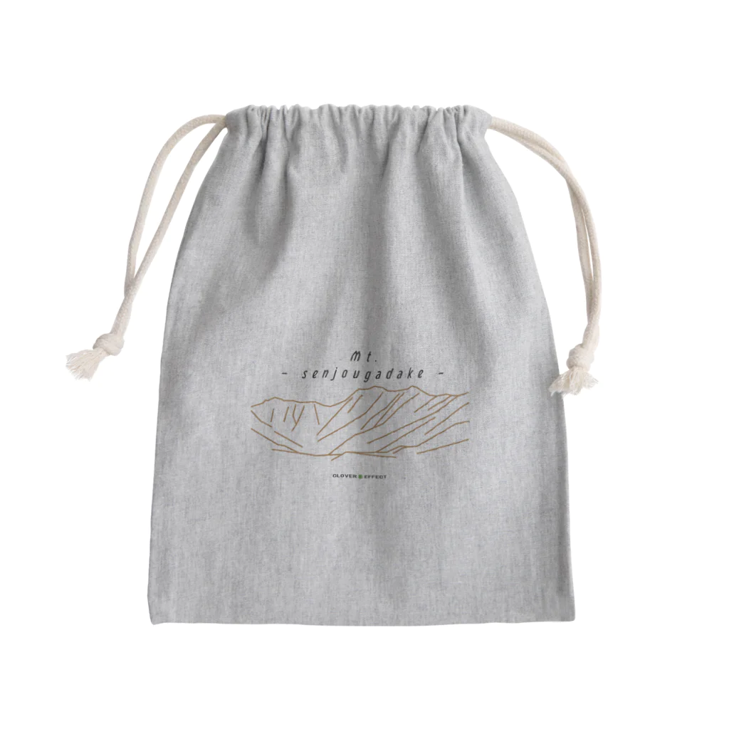 CLOVER🍀EFFECTの仙丈ヶ岳 Mini Drawstring Bag