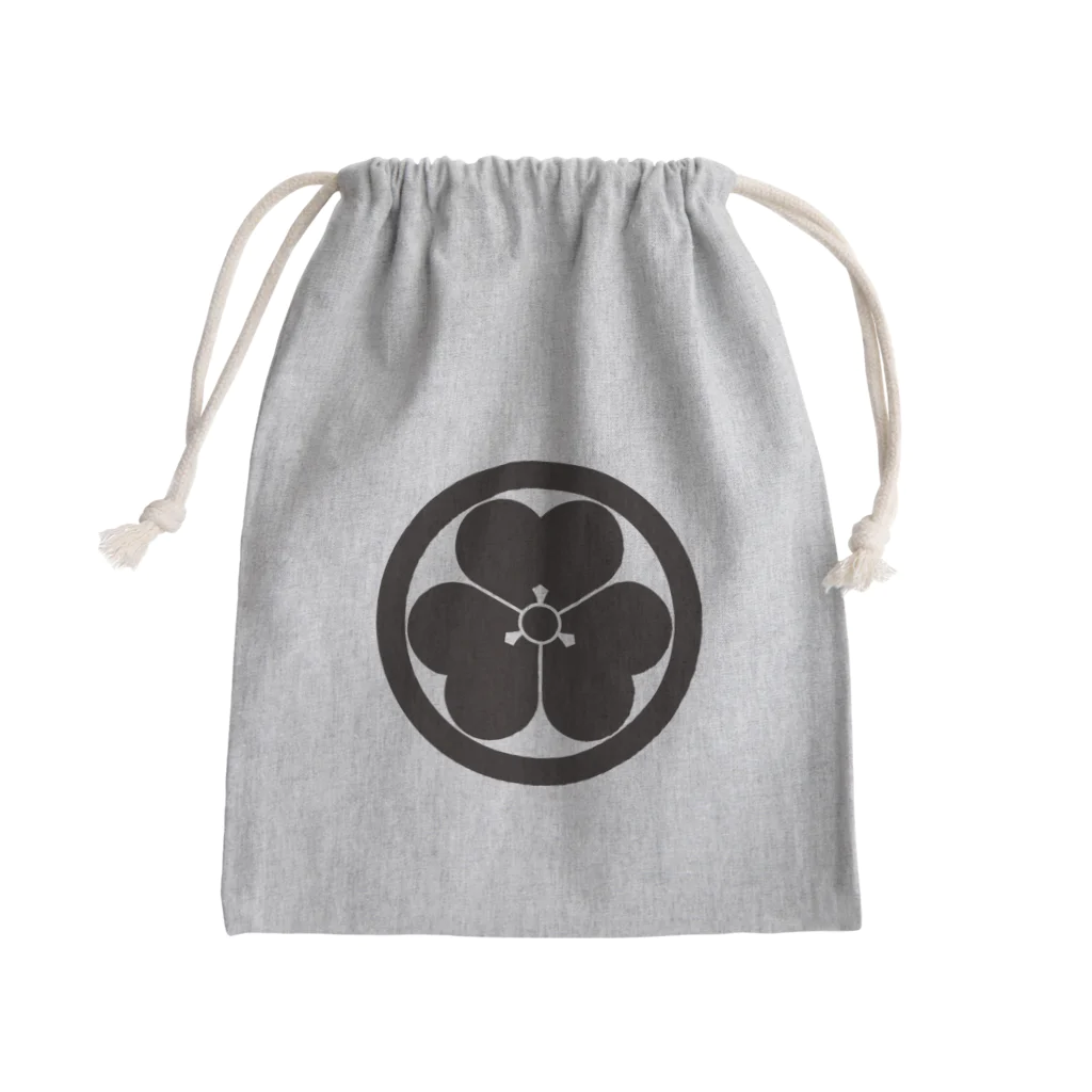 Yukimurakun「Samurai」のマルニカタバミ Mini Drawstring Bag