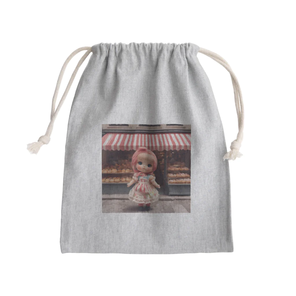 HOSHI-TANEKO🌠の🥐ブーランジェリー🍞女の子🌺 Mini Drawstring Bag