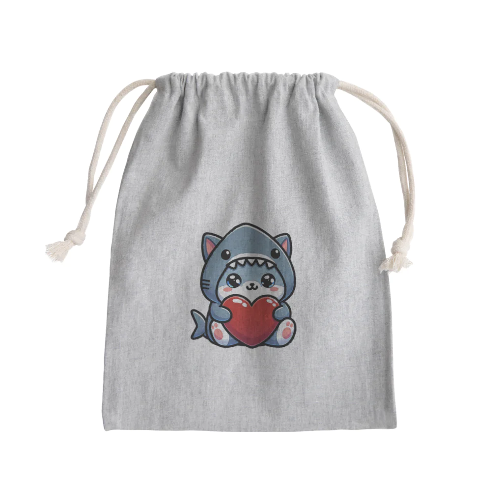 きぐるみあにまるず！のハート抱っこ着ぐるみネコ Mini Drawstring Bag