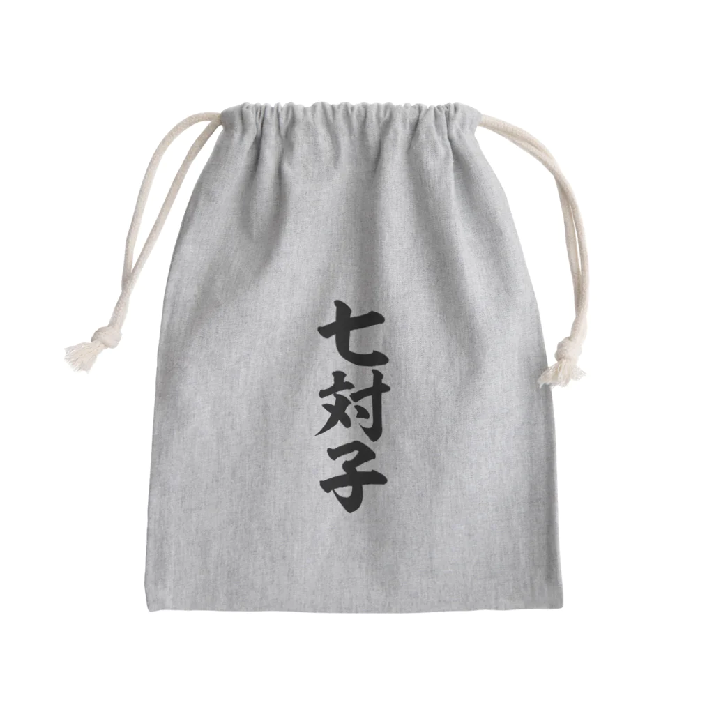 麻雀ロゴTシャツショップ 雀喰 -JUNK-の七対子-チートイツ- Mini Drawstring Bag