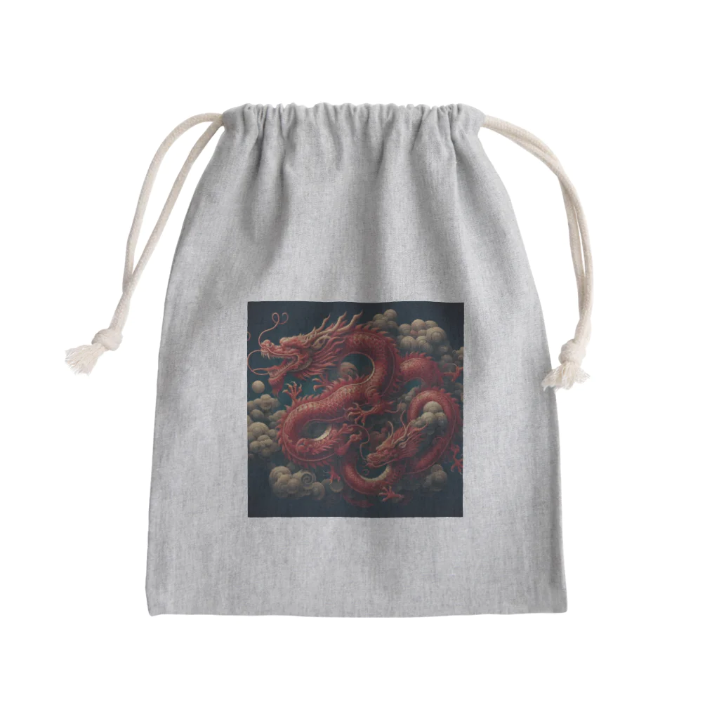 BABYLON  Channel　aiの赤　紅　龍 Mini Drawstring Bag