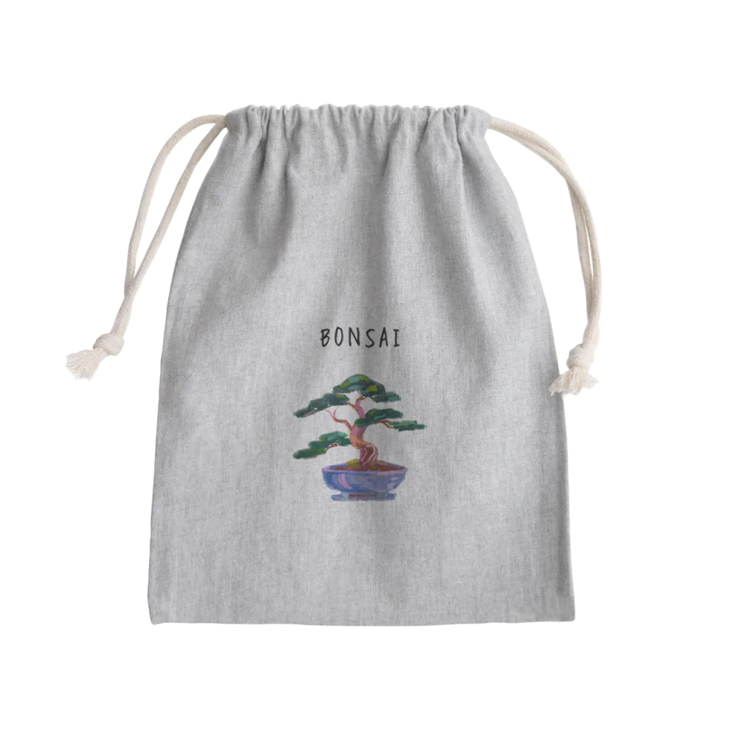 そぼろ堂の〘🌿盆栽🌿〙 Mini Drawstring Bag