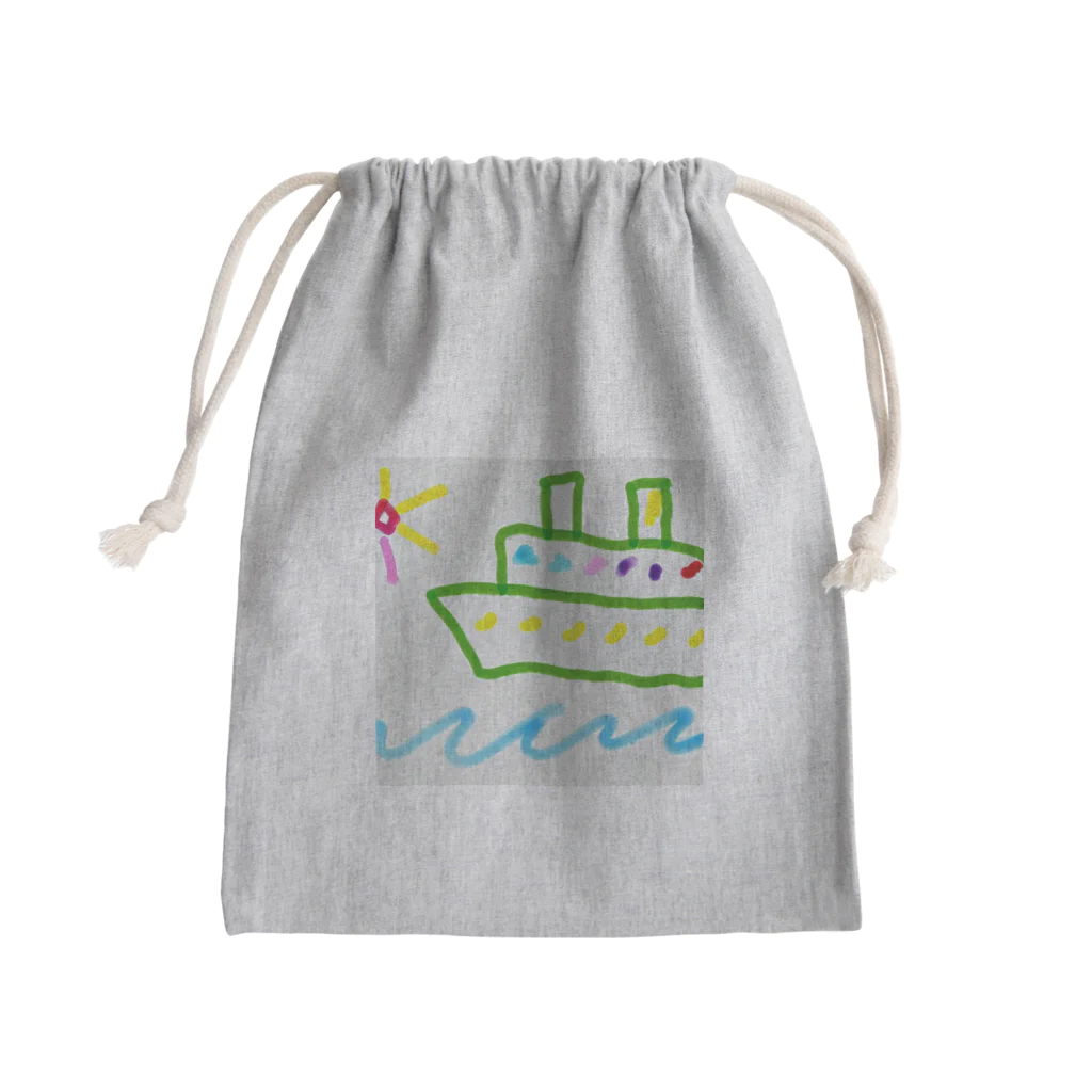 海の幸のクルーズ船 Mini Drawstring Bag