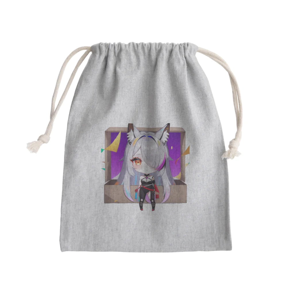 momonekokoの獣耳の女の子 Mini Drawstring Bag