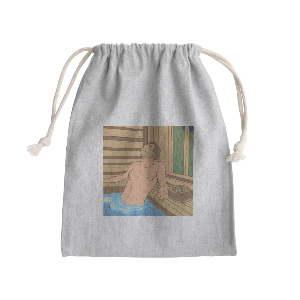 至高の領域のととのうおじさん Mini Drawstring Bag